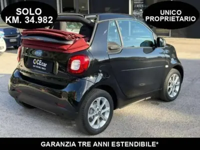 Usata Smart ForTwo Cabrio Passion 90 CV (66 kW) 2019 Eca black nero Cabrio
