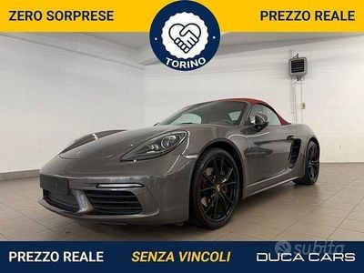 Usata Porsche 718 Boxster 299 CV (219 kW) 2018 Grigio Cabrio