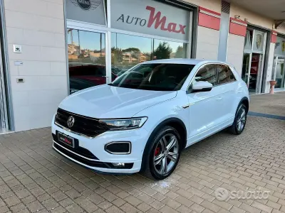 Usata VW T-Roc R-line 150 CV (110 kW) 2019 Bianco SUV