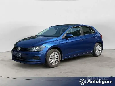 Usata VW Polo Trendline 65 CV (47 kW) 2018 Blu Utilitaria