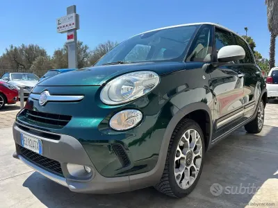 Usata Fiat 500L Trekking 105 CV (77 kW) 2015 Verde Monovolume
