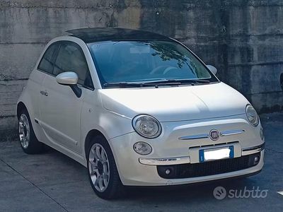 Usata Fiat 500 Lounge 95 CV (69 kW) 2011 Bianco Berlina