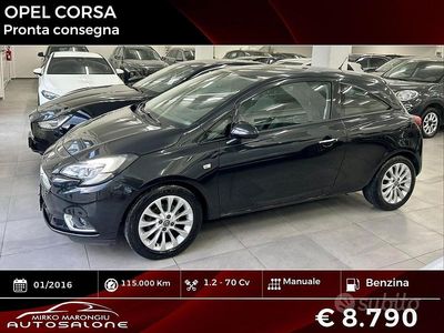 Usata Opel Corsa 70 CV (51 kW) 2016 Nero Coupé
