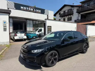 Usata Honda Civic Executive 126 CV (92 kW) 2019 Nero Berlina