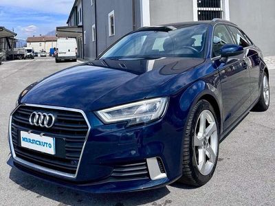 Usata Audi A3 116 CV (85 kW) 2017 Blu/azzurro Berlina