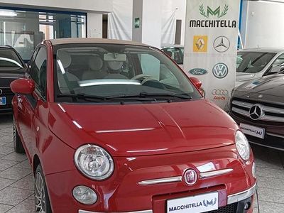 Usata Fiat 500C Lounge 95 CV (69 kW) 2011 Rosso Cabrio
