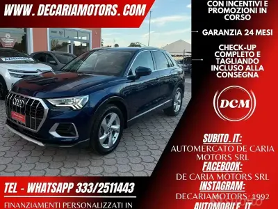 Usata Audi Q3 Advanced Plus 150 CV (110 kW) 2020 Blu SUV