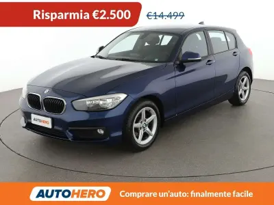 Usata BMW 116 Advantage 116 CV (85 kW) 2015 Blu/azzurro Utilitaria