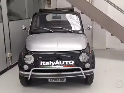 Usata Fiat 500C 19 CV (13 kW) 1970 Nero Cabrio