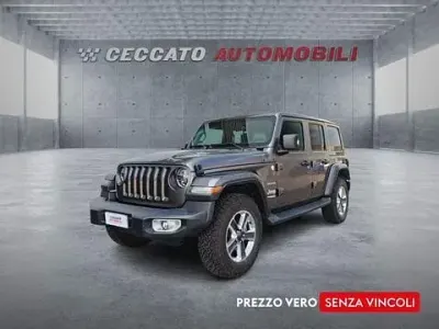 Usata Jeep Wrangler Unlimited Sahara 200 CV (147 kW) 2018 Grigio SUV