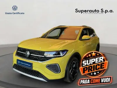 Nuova VW T-Cross R-line Plus 116 CV (85 kW) 2026 Giallo SUV