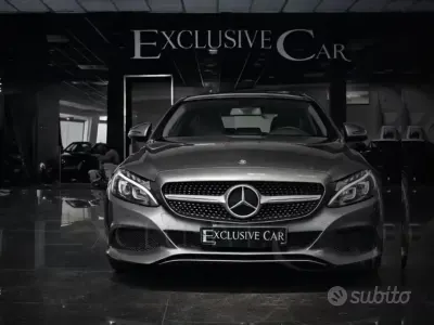 Usata Mercedes C220 170 CV (125 kW) 2016 Grigio chiaro Coupé