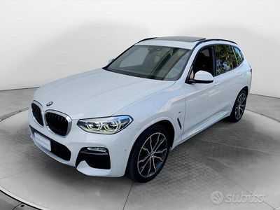 Usata BMW X3 M Sport 265 CV (194 kW) 2019 Alpin white pastello SUV