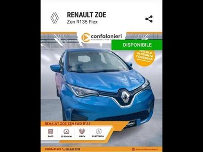 usata Renault Zoe Zen R110 Flex del 2020 usata a Sassari