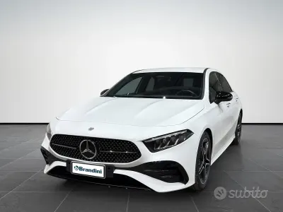 Usata Mercedes A180 Advanced Plus 136 CV (100 kW) 2023 Alpine white Berlina