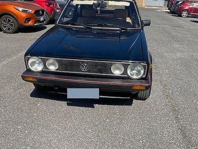Usata VW Golf Cabriolet 50 CV (36 kW) 1981 Nero Cabrio