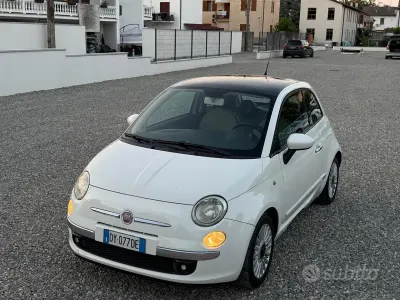 Usata Fiat 500 Pop 69 CV (50 kW) 2009 Bianco Cabrio