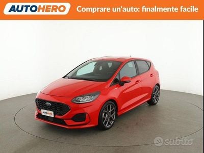 Begagnad Ford Fiesta ST-Line 125 HK (91 kW) 2023 Röd Halvkombi