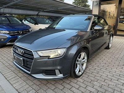 Usata Audi A3 Cabriolet S-Line 150 CV (110 kW) 2018 Grigio Cabrio