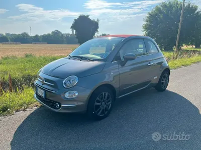 Usata Fiat 500C Lounge 69 CV (50 kW) 2019 Grigio Cabrio