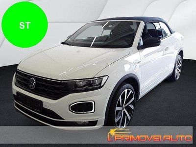 Usata VW T-Roc Cabriolet R-line 150 CV (110 kW) 2021 Bianco Cabrio