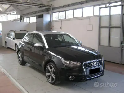 Usata Audi A1 Ambition 90 CV (66 kW) 2012 Nero Utilitaria