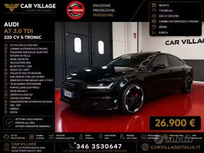 Usata Audi A7 Business Plus 320 CV (235 kW) 2015 Nero Utilitaria