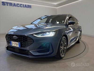 Usata Ford Focus ST-Line 116 CV (85 kW) 2023 Blu metallizzato Station wagon