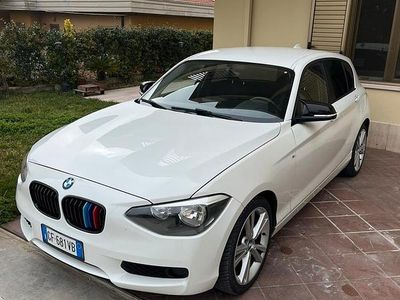 Usata BMW 114 M Sport 95 CV (69 kW) 2014 Bianco Utilitaria