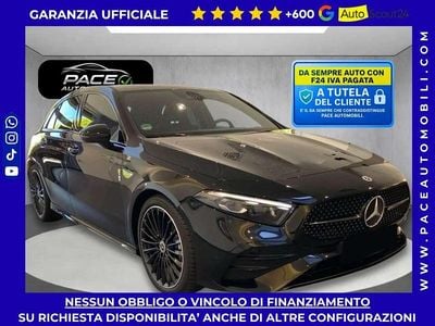 Usata Mercedes A180 AMG Line Premium Plus 136 CV (100 kW) 2025 Nero metallizzato Berlina