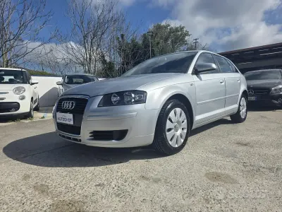 Usata Audi A3 Attraction 105 CV (77 kW) 2008 Grigio Utilitaria