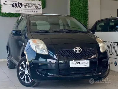 Usata Toyota Yaris 69 CV (50 kW) 2008 Nero Utilitaria