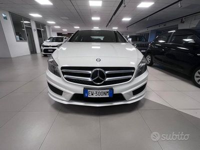 Usata Mercedes A160 Premium 89 CV (65 kW) 2014 Bianco Berlina