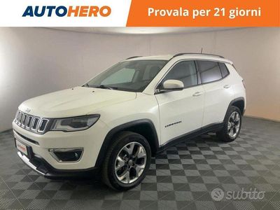 Bianco Usata 2021 Jeep Compass Limited SUV | 20.199 € (Buon prezzo)