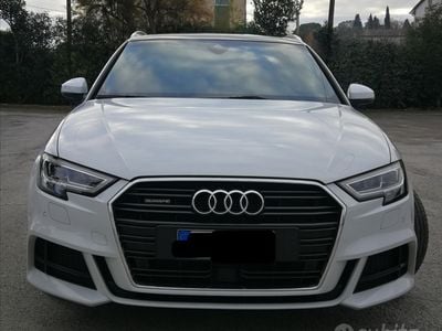 Usata Audi A3 S-Line 190 CV (139 kW) 2019 Bianco Berlina