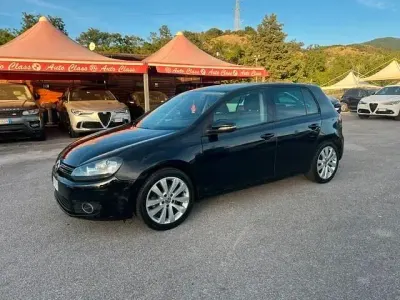 Usata VW Golf VI Highline 110 CV (80 kW) 2009 Nero Utilitaria