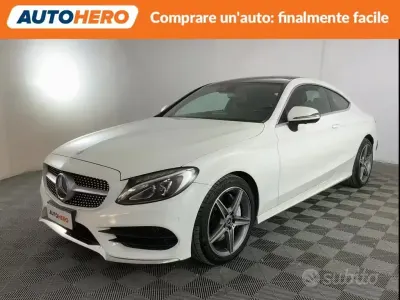 Usata Mercedes C250 Premium 204 CV (150 kW) 2017 Bianco Coupé
