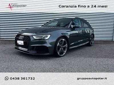 Usata Audi RS3 Sportback Comfort 400 CV (294 kW) 2018 Grigio daytona perlato Utilitaria