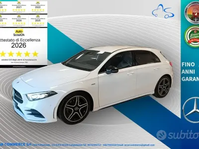 Usata Mercedes A180 Premium 116 CV (85 kW) 2022 Bianco Berlina