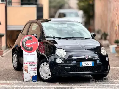 Usata Fiat 500 Lounge 69 CV (50 kW) 2008 Nero Utilitaria