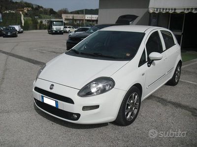Usata Fiat Punto Lounge 85 CV (62 kW) 2015 Bianco Utilitaria