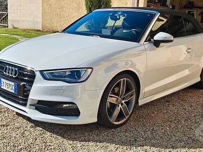 Usata Audi A3 Cabriolet Ambition 150 CV (110 kW) 2015 Bianco Cabrio
