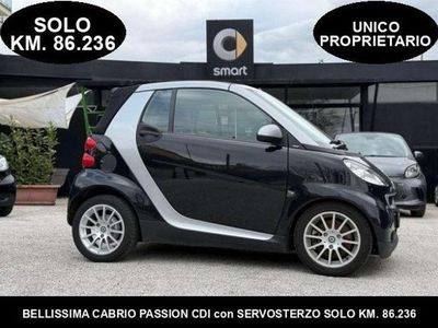 Nero Usata 2008 Smart ForTwo Cabrio Passion Cabrio | 7900 € (Molto cara)