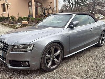 Usata Audi A5 Cabriolet S-Line 170 CV (125 kW) 2010 Grigio Cabrio