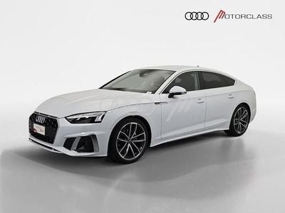 Usata Audi A5 Sportback S-Line 163 CV (119 kW) 2023 Bianco ghiaccio metallizzato Utilitaria