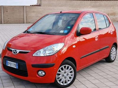 Usata Hyundai i10 Dynamiq 77 CV (56 kW) 2009 Rosso Utilitaria