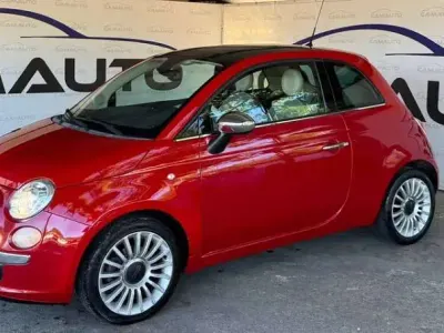 Begagnad Fiat 500 Lounge 99 HK (72 kW) 2009 Röd Cab