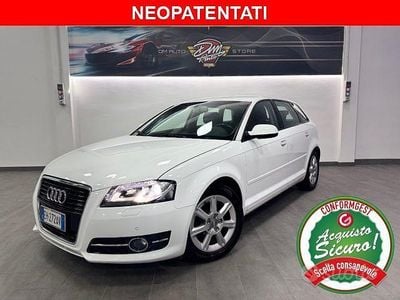 Usata Audi A3 Sportback Ambition 105 CV (77 kW) 2011 Bianco Utilitaria