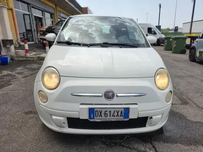 Usata Fiat 500 Pop 75 CV (55 kW) 2009 Bianco Cabrio