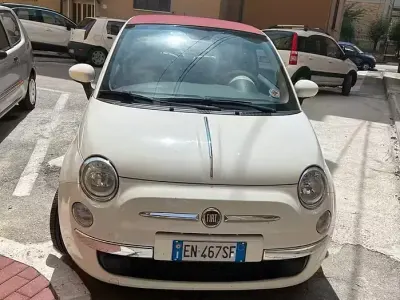Usata Fiat 500C 69 CV (50 kW) 2012 Bianco Cabrio